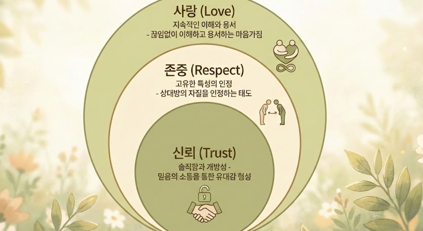 꽃피울소통학교 핵심 가치
